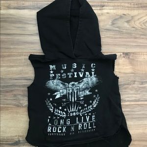 Sleeveless Hoodie: Musical Festival